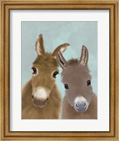 Framed Donkey Duo, Looking at You