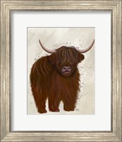 Framed Highland Cow 5, Full