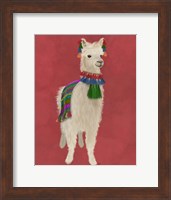 Framed Llama Traditional 1, Full