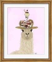 Framed Llama Ice Cream Hat