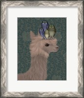 Framed Llama Owls, Portrait