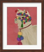 Framed Llama Traditional 2, Portrait