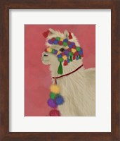 Framed Llama Traditional 2, Portrait