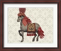 Framed Niraj Horse, Red