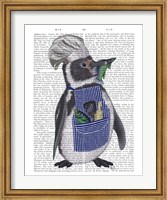 Framed Penguin Chef Book Print