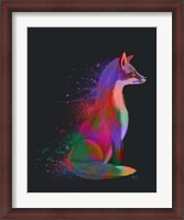 Framed Neon Fox