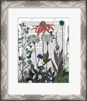 Framed Wildflower Bloom, Ostrich Book Print
