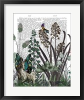 Framed Wildflower Bloom, Horse Book Print