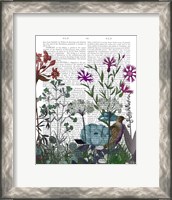 Framed Wildflower Bloom, Partridge Book Print