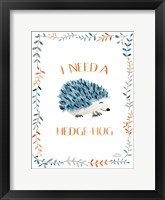 Framed Woodland Whimsy X Hedge-Hug