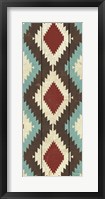 Native Tapestry Panel III Framed Print