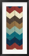 Native Tapestry Panel I Framed Print