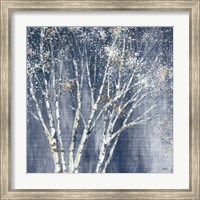 Framed Navy Blue Birch Flipped