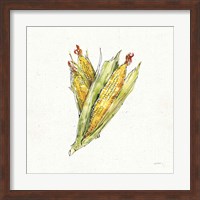 Framed Veggie Market III Corn