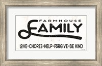 Framed Farmhouse Family