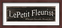 Framed LePetit Fleurist
