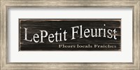 Framed LePetit Fleurist