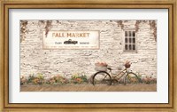 Framed Fall Market with Bike