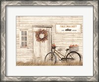 Framed Pumpkin Bicycle