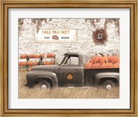 Framed Fall Pumpkin Market