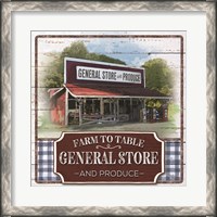 Framed Farm to Table General Store