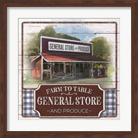 Framed Farm to Table General Store