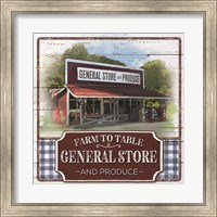 Framed Farm to Table General Store