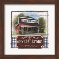 Framed Farm to Table General Store