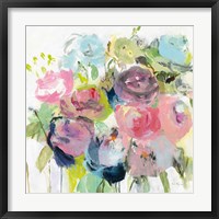 Framed Bright Summer Peonies