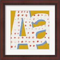 Framed Punctuated Square IX Bright