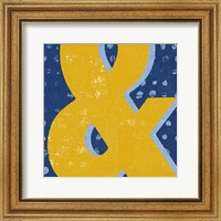 Framed 'Punctuated Square II Bright' border=