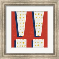 Framed Punctuated Square I Bright