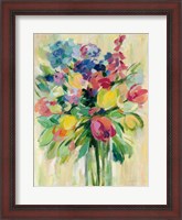 Framed Earthy Colors Bouquet II