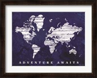 Framed Adventure Awaits Map