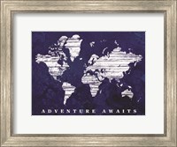 Framed Adventure Awaits Map