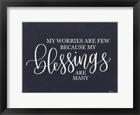 Framed My Blessings are Many II