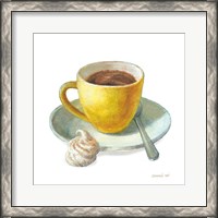 Framed Wake Me Up Coffee IV on White