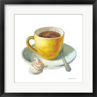 Framed Wake Me Up Coffee IV on White