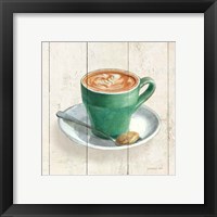 Framed 'Wake Me Up Coffee II' border=