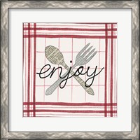 Framed 'Cool Kitchen Enjoy' border=