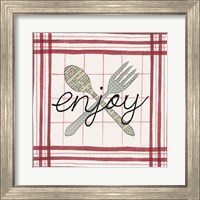 Framed 'Cool Kitchen Enjoy' border=