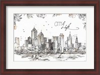 Framed Skyline Sketches III