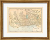 Framed Map of Toronto