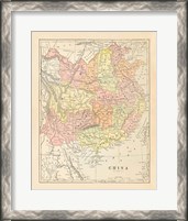 Framed Map of China