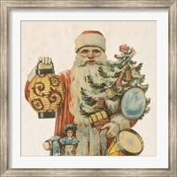Framed Victorian Santa II