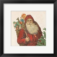 Framed 'Victorian Santa I' border=