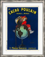 Framed Le Cacao Poulain Inonde le Monde, 1911