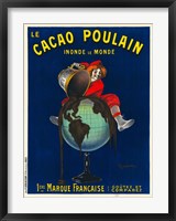 Framed Le Cacao Poulain Inonde le Monde, 1911