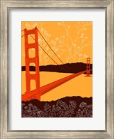 Framed Golden Gate Bridge - Headlands