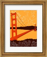 Framed Golden Gate Bridge - Headlands